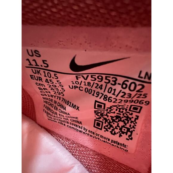 Nike Air Zoom GT Hustle 3 Red Stardust FV5953-602 Men's Size 11.5 New - Picture 3 of 16